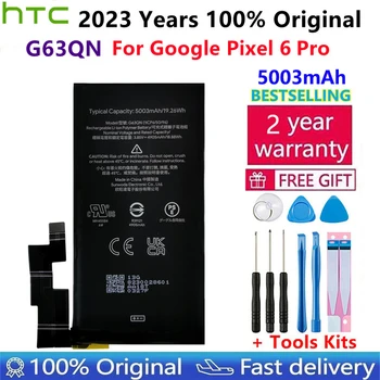 100% Originalus Aukštos Kokybės G63QN 5003mAh Telefono Bateriją HTC 