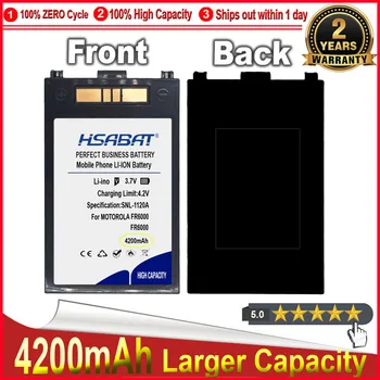 HSABAT 0 Ciklo 4200mAh Baterija MOTOROLA FR6000 FR68 MC70 MC75 Aukštos Kokybės Pakaitinis Akumuliatorius