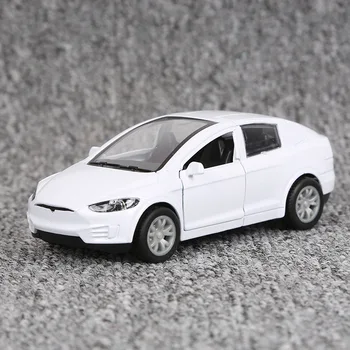 1:36 Tesla MODELIS Aukštos Modeliavimas Diecast Metalo Lydinio Modelio automobilių Traukti Atgal Kolekcija Vaikams Žaislas Dovanos