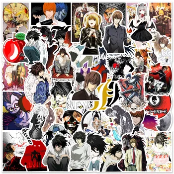 10/50Pcs Anime Death Note, Animacinių filmų Grafiti Vaikų Žaislas, Nešiojamas, Mobilusis Telefonas, Kompiuteris Bagažo Dekoro Lipduko Dovana