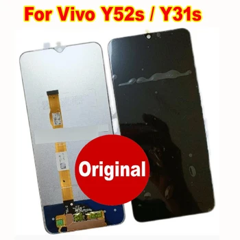 100% Originalus Darbas VIVO Y31s / Y52s LCD Ekranas Jutiklinis Ekranas skaitmeninis keitiklis Surinkimo Jutiklis Telefono Pantalla