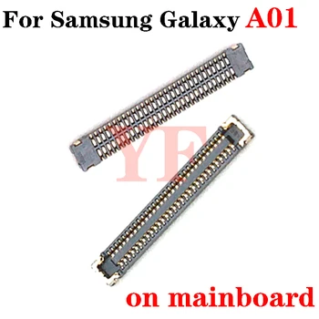 10vnt Samsung Galaxy A01 A015V A015F 2020 A015 A20E A202 A202F J727 LCD Ekranu FPC Jungtis Laive Flex Kabelis