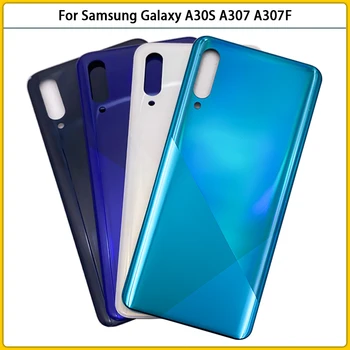 10VNT Samsung Galaxy A30S A307 A307F A307G Plastiko Baterijos, Galinio Dangtelio A30S Galinių Durelių Būsto Atveju, Važiuoklės Klijų Replaceme