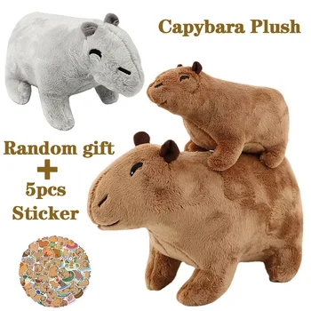 18-30 cm Modeliavimas Capybara Pliušiniai Žaislai Capybara Plushie Lėlės, Minkšti Iškamšos Kawaii Vaikai Peluche Kalėdų Dovana Mergaitėms