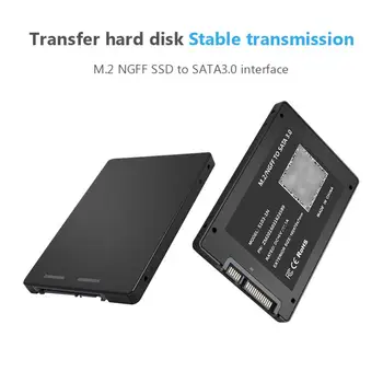 2.5 USB3 Adapteris.0/2.0 HDD Atveju HDD Talpyklos Nešiojamas Išorinis SSD Mobiliojo M. 2 NGFF į SATA 2.5 colių Serial Port SATA Kietąjį Driv