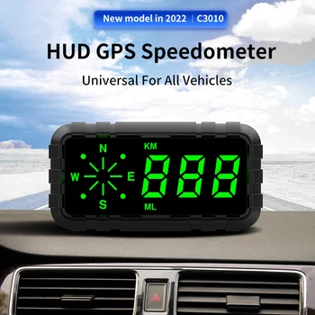 2022 Automobilių GPS HUD Kompasas Spidometras Odometras Greičio Matuokliai Skaitmeninis Indikatorius 4.2 colio Ekranas LED Off Road 4x4 Motociklo Priedai