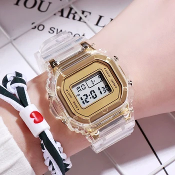 2022 Vyrų, Moterų Laikrodžiai, Aukso Atsitiktinis Skaidrus Skaitmeninio Sporto Žiūrėti Meilužio Dovana Laikrodis Vaikams vaiko Laikrodis Moterų Laikrodis
