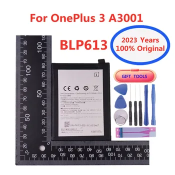 2023 Naują 100% Originalų 1 + Baterijos BLP613 3000mAh Už OnePlus 3 A3001 Vienas Plius 3 A3001 Smart Mobilųjį Telefoną, Baterijos Pakeitimas