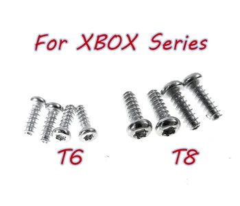 20PCS XBOX Serijos s x Valdikliai rankena varžtas Sidabro XBOX Serijos T6, T8 Varžtus (Torx) Saugumo Pakeitimo Varžtų Rinkinys