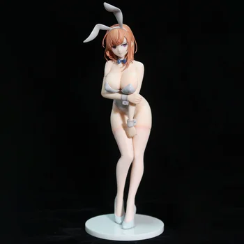 23cm Shiro Katytė Onee-chan Sexy Nude Girl Modelį PVC Anime Veiksmų Hentai Skaičius Suaugusiųjų Kolekcijos Modelį, Žaislai, Lėlės, Dovanos