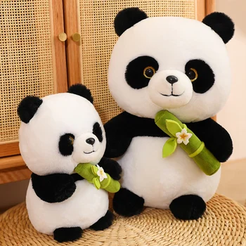 25-45cm Didelis Dydis Kawaii Panda Lėlės Pliušinis Žaislas Įdaryti Minkštas Meškiukas Pagalvę Vaikams Nuraminti, Žaislų, Kūdikio Gimtadienio Dovana Vaikams Dekoras