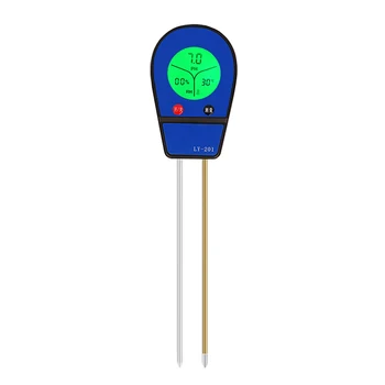 3 1. LCD Dirvožemio PH Testeris, Skaitmeninis Displėjus, Dirvožemio Drėgmės/Temperatūros/PH Testeriai Sodo Sodinimo Dirvožemio Detektorius Dirvos Temperatūra Bandymo Įrankis