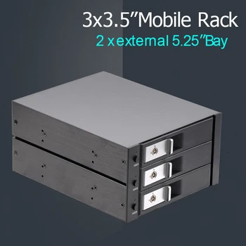 3.5 Dėklas-mažiau Hot Swap Vidaus Optibay Hdd Mobile Rack 2 išorinių 5.25