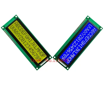 5V 1PCS Didesnis LCD 1602 16X2 Didžiausią Rašmenų didelio Dydžio, gelsvai Žalia Ekrano Modulis Lygiagrečiai 122*44MM HD44780 LMB162GBY