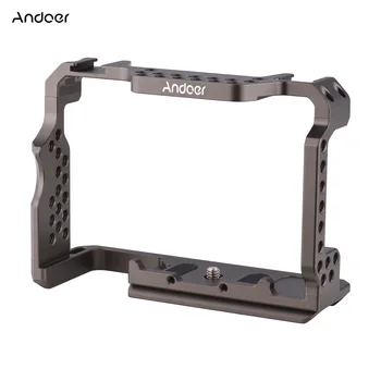 Andoer Aliuminio Lydinio Kamera Narve Vaizdo Įrenginys su 1/4 colių & 3/8 colių Temas Sony A7R III/ A7/ II A7II Kamera Fotografija