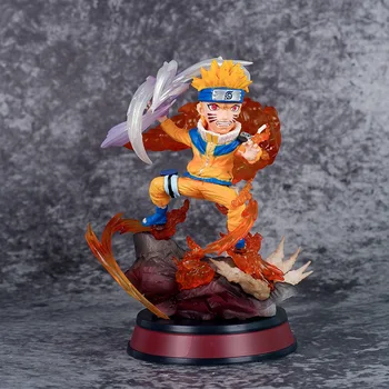 Anime Naruto Shippuden Uzumaki su Rasengan Kurama Mūšis Ver. GK PVC Veiksmų Skaičius, Statula Kolekcijos Modelis Lėlės, Žaislai