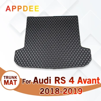 Automobilio bagažo skyriaus Kilimėlis Audi RS 4 Avant 2018 2019 Custom Automobilių linijinių krovinių kilimų Reikmenys, Auto Vidaus Apdaila