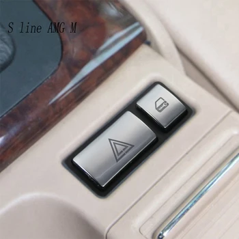 Automobilio Centrinio valdymo skydas Įspėjimo šviesos Jungiklio mygtuką Padengti Lipdukai Apdaila BMW 3 Serija E46 1998-2004 M Durų užraktas Priedai