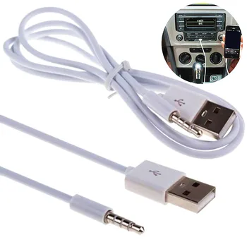 Automobilių AUX telefonas audio kabelis USB 3,5 MM garso kabelis Automobilių interjero priedai