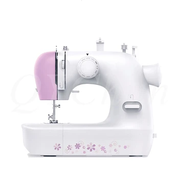 Buitinių siuvimo mašina dvigubo sriegio multi-funkcija rakinama siuvimo mašina mini buitinės siuvimo mašinos