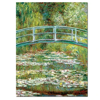 Claude Monet Vandens Lelijos kvadratiniu 5D 