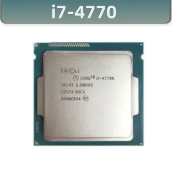 Core Procesorius I7 4770 I7-4770 CPU LGA 1150 Quad-Core cpu 100% veikia Desktop Procesorius