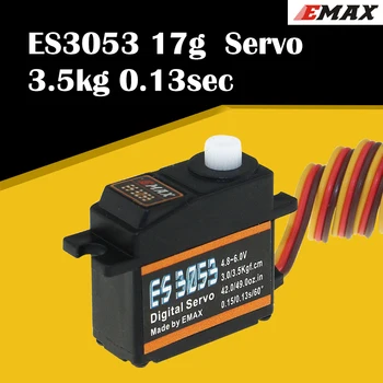 EMAX ES3053 17g 3.5 kg 0.13 sek 23T Plastikinių Įrankių Skaitmeninis Servo RC Lėktuvo Patobulinta Versija