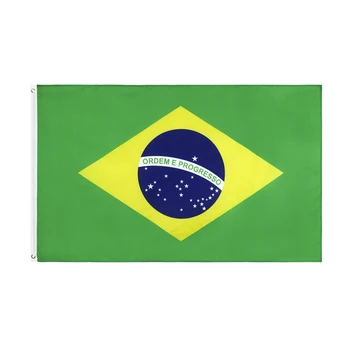 Flaglink 3x5fts 90*150cm br liemenėlė Brazilija brazilija Brazilijos vėliava