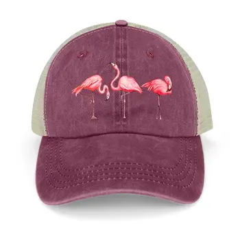 Flamingo Modelis - Juoda Kaubojaus Skrybėlę Uv Apsauga Saulės Skrybėlę Naują Skrybėlę Šilumos Skydelis Skrybėlę Moterų Vyrų