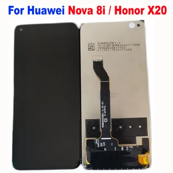 Geriausi Darbo Stiklo Skydelis Huawei Honor X20 Nova 8i LCD Ekranas Jutiklinis Ekranas skaitmeninis keitiklis Surinkimo Jutiklis Mobiliojo Pantalla Dalys