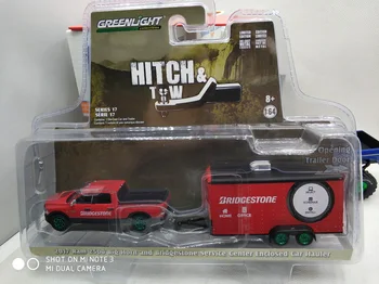 GreenLight 1:64 2017 RAM 2500 IR GERVĖ 32170C Žalia versija Metalo Diecast Lydinio žaislinius automobilius Modelio Transporto priemonių Vaikų Berniukų dovana