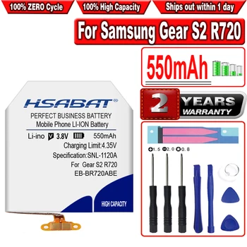 HSABAT 550mAh EB-BR720ABE Baterija Samsung Pavarų S2 klasikinis R720 R732