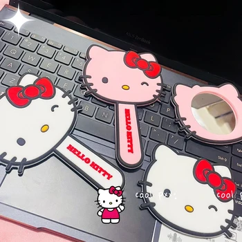 Kawaii Sveiki Kittys Y2K Makiažo Veidrodėliai Anime Sanrio Mielas Studentų Kelionės Lankstymo Kosmetikos Veidrodis Vaikams, Žaislai Mergaitėms, Dovanos