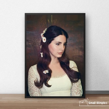 Lana Del Rey Muzikos Albumas Plakatas Drobė Art Print Namų Apdaila, Sienų Dažymas ( Be Rėmelio )