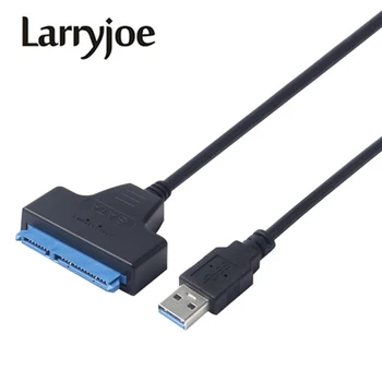 Larryjoe USB 3.0 SATA Kabelis Sata į USB Adapteris, Iki 6 Gb / s Paramos 2.5 Colio Išorinis SSD HDD Kietąjį Diską 22 Pin Sata Kabelis 3