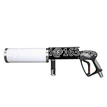 LED פחמן דו חמצני גז עמודת אקדח CO2 כף יד אווירה אקדח יבש קרח אקדח ספריי בר חתונה שלב ערפל מכונת C02 RGB Jet אור