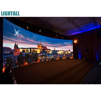 Lenktas Led Vaizdo Sienos Billboard Ekranas, P3.9/P4.8 Lanksčias LED Ekranas RGB 500x500mm/500x1000mm Skydai Reklama