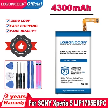 LIP1705ERPC 4300mAh Baterija SONY Xperia 5 Mobiliojo Telefono X5 J8210 J9210