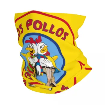 Los Pollos Hermanos Logotipas Garsaus Serijos Bandana Neck Gaiter Spausdinti Breaking Bad Apvyniokite Šaliku Šilta Veido Kaukė Žvejybos Vėjo