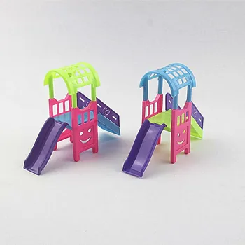 Mergaičių Žaislai Kopėčių Pramogų Parkas, Stumdomas Žaisti Lėlės Priedai Lėlės Miniatiūros Juokinga Sodo Žaislas