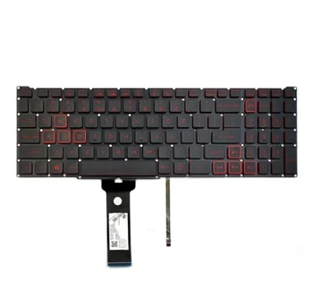 Naujas anglų Nešiojamojo kompiuterio Klaviatūra Su Apšvietimu Acer Nitro 5 AN515-54 AN515-55 AN515-43