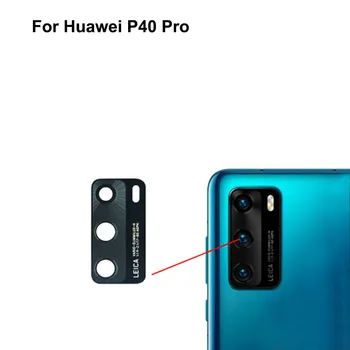 Naujas Huawei P40 Atgal Pro Galinio vaizdo Kamera, Stiklinis Lęšis bandymas geras Huawei P 40 Pro atsargines Dalis