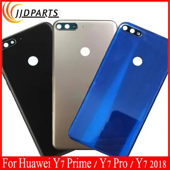 Naujas Huawei Y7 Y7Prime Y7Pro 2018 Baterija Galinį Dangtelį Durų Galinis Baterijos Būsto Huawei y7 premjero 2018 Baterijos Dangtelis
