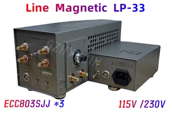 Nemokama Linija Magnetinio Vamzdis Stiprintuvo LP-33 MM, MC vamzdis Stiprintuvo PHONO ECC803sJJ *3 Įgyti: MM 51dB, MC.72dB Nepriklausomas elektros energijos tiekimo