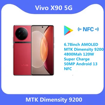 Oficialus Originalus Naujas VIVO X90 5G Mobiliojo Telefono 6.78 colių AMOLED MTK Dimensity 9200 4800Mah 120W Super Charge 50MP 