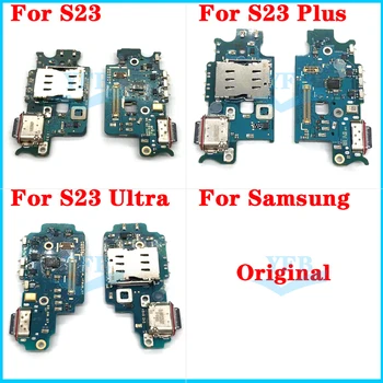 Originalus Samsung Galaxy S23 Ultra Plus S23+ 5G S911 S916 S918 USB Įkroviklis Uosto Valdybos Greito Įkrovimo Jungtis Dock Flex Kabelis