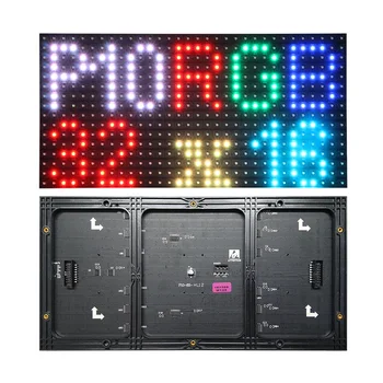 P10 spalvotas led ekranas, modulio, indoor/pusiau lauko SMD RGB P10 LED panel, 1/8 nuskaitymo 320*160mm, tekstas, nuotraukos, video šou