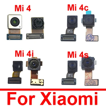 Pagrindinis Galinio vaizdo Kamera Modulis Xiaomi Mi 4 4c 4i 4S Atgal ir Priekinė Kamera Flex Juostelės Kabelis, Pakeitimas, Remontas, Dalys Geros Išbandyti