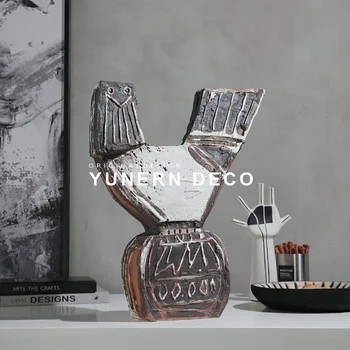 Paprastas ir modernus kūrybiškas keraminės vazos, papuošalai modelis kambarys, pardavimų biuras hotel darbalaukio gėlių kompozicijų minkštas papuošalai