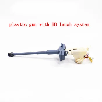 Plastikinis Pistoletas su/be BB Lauch Sistema Patranka už Heng Long Tigras 3818-1 RC Modelio Baką 1/16 Masto Atsarginės Dalys